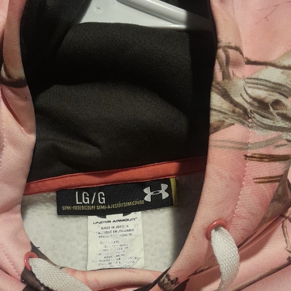 Under Armour Pink Camo Hoodie - Picture 3 of 3
